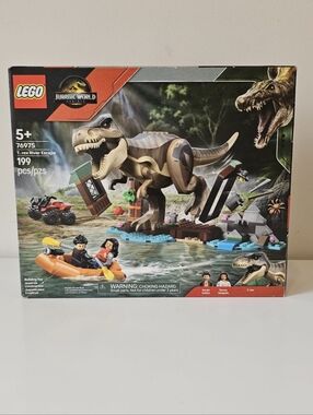 LEGO JURASSIC WORLD REBIRTH 76975 T. REX RIVER ESCAPE